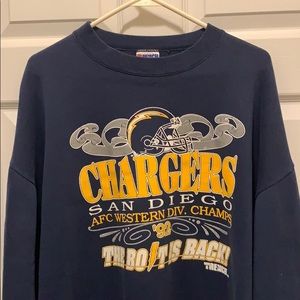 92’ Vintage San diego Chargers Sweatshirt